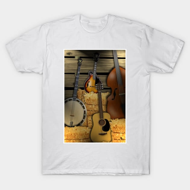 Bluegrass Instruments T-Shirt by oldrockerdudes